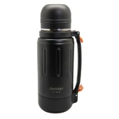 Shotay Durable Çelik Termos Matara 1500Ml Siyah thumbnail 1