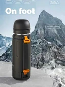 Shotay Durable Çelik Termos Matara 1500Ml Siyah thumbnail 7