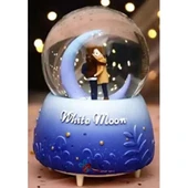 White Moon Kar Küresi Orta Boy thumbnail 1