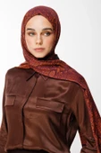 MOONCORN HENNA DESEN ÇİFT TARAFLI ŞAL thumbnail 6