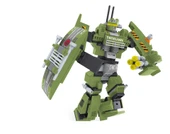 Ausini Outer Space 276 Parça Yeşil Robot thumbnail 1
