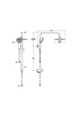 Artema System Rain Ls25 Duş Kolonu Krom A45597 thumbnail 2