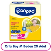 Canped Mesane Pedi M Beden Orta 20 Adet thumbnail 1