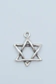Minimal Pentagram Gümüş Kaplama Kolye Ucu thumbnail 1