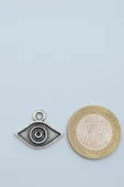 Minimal Göz Gümüş Kaplama Deri İp Kolye thumbnail 4