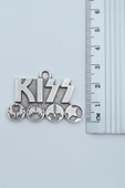 Kiss Gümüş Kaplama Kolye Ucu thumbnail 2