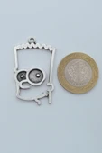 Bart Simpson Gümüş Kaplama Kolye Ucu thumbnail 3