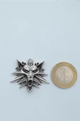 Witcher 3 Gümüş Kaplama Deri İp Kolye thumbnail 4