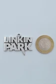 Linkin Park Gümüş Kaplama Örme Zincir Kolye thumbnail 4
