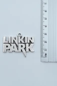 Linkin Park Gümüş Kaplama Örme Zincir Kolye thumbnail 3