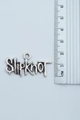 Slipknot Gümüş Kaplama Örme Zincir Kolye thumbnail 3