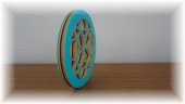 3D Renkli Çiçek Mandala Plastik Aparat thumbnail 1