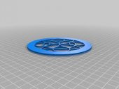 3D Renkli Çiçek Mandala Plastik Aparat thumbnail 2