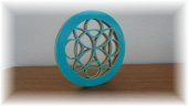 3D Renkli Çiçek Mandala Plastik Aparat thumbnail 4