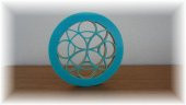 3D Renkli Çiçek Mandala Plastik Aparat thumbnail 5