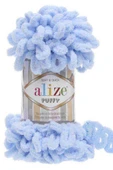 Alize  ALİZE PUFFY 100 GR TEKLİ 183 AÇIK MAVİ thumbnail 1