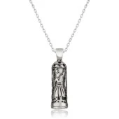 ​Gümüş Semazen Desenli Cevşen-ül Kebir Kolye thumbnail 3