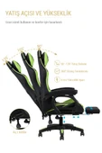 Fashcolle Dynamic Green Masajlı Oyuncu Koltuğu thumbnail 6