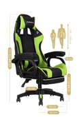 Fashcolle Dynamic Green Masajlı Oyuncu Koltuğu thumbnail 5