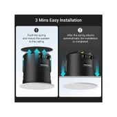 Arylic CK30C 3" 60W Coaxial HD In-ceiling Speaker thumbnail 8