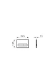 VitrA Loop T 740-0780 Kumanda Paneli, Parlak thumbnail 2