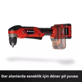 Einhell TE AD 18 Li  Solo Dik Açılı Vidalama thumbnail 4