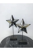 Dekoratif yıldız biblo 2 li polyester thumbnail 8