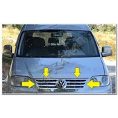 VW Caddy Krom Ön Panjur Formlu 2004-2010 Paslanmaz Çelik thumbnail 3