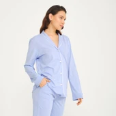 Kadın Gömlek Pantolon Pijama Takımı thumbnail 5