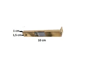 PİRİNÇ GÖMME SÜRGÜ 10 CM SARI thumbnail 2