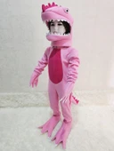 T-Rex Dinozor Kostümü Pembe thumbnail 1