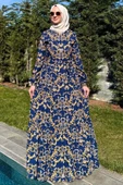 Hürrem Elbise Lacivert thumbnail 1
