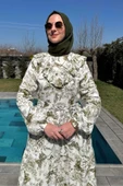 Botanik Elbise Yeşil thumbnail 2