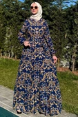 Hürrem Elbise Lacivert thumbnail 6