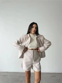 KAŞE KISA ŞORT - Taş thumbnail 1