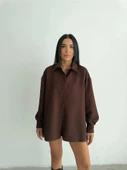 OTTOMAN GÖMLEK - Kahverengi thumbnail 4
