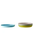 Pastel Tonlar 6 Adet Kalas Tabak Seti, thumbnail 1