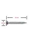 Sunta Vidası 3,5x18 Mm (1000 ADET) thumbnail 1