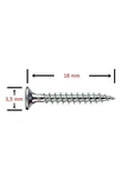 Sunta Vidası 3,5x18 Mm (1000 ADET) thumbnail 2