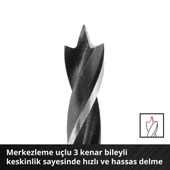 Einhell S-CASE Bits Hss 10 Parçalı Ahşap Matkap Ucu Seti 108733 thumbnail 4