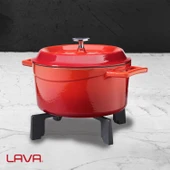 Lava Döküm Kare Nihale Çap(Ø)24cm. thumbnail 5