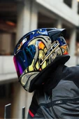 LS2 RAPID 2 RACE SPOX MAVİ-GRİ KASK thumbnail 4