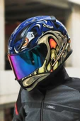 LS2 RAPID 2 SPOX MAVİ-GRİ KASK thumbnail 4