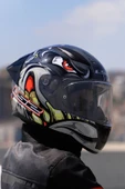 LS2 Rapıd 2 Race Spox Gri-kırmızı Kask thumbnail 1
