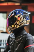 LS2 RAPID 2 RACE SPOX MAVİ-GRİ KASK thumbnail 7
