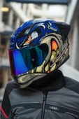 LS2 RAPID 2 RACE SPOX MAVİ-GRİ KASK thumbnail 3