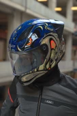 LS2 RAPID 2 RACE SPOX MAVİ-GRİ KASK thumbnail 7