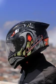 LS2 Rapıd 2 Race Spox Gri-kırmızı Kask thumbnail 6