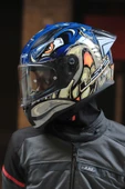 LS2 RAPID 2 RACE SPOX MAVİ-GRİ KASK thumbnail 4