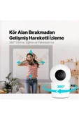 Ttec 2AGK04 Wizi Pro 2 Full HD 360° Tak Çalıştır Wi-Fi Akıllı Kamera thumbnail 4